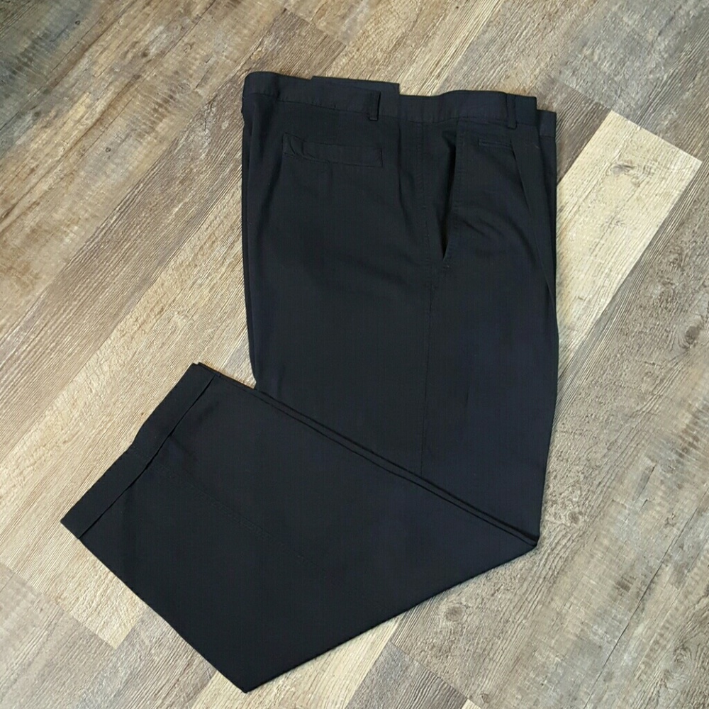 Giorgio Armani le Collezioni men cotton dress pants cotton black size 40